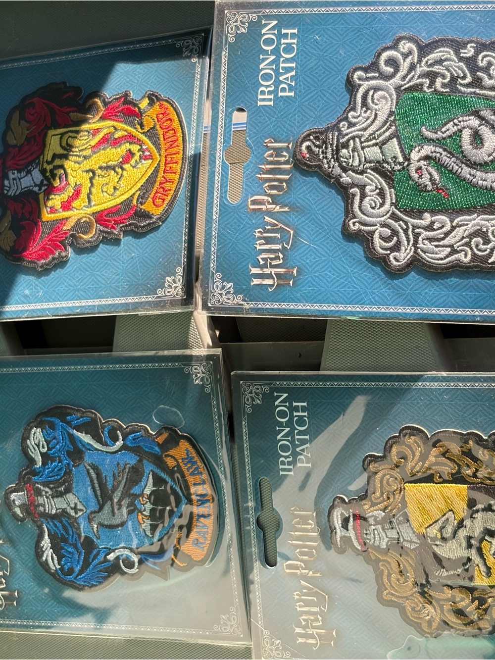 Harry Potter House Crest Iron-On Patches